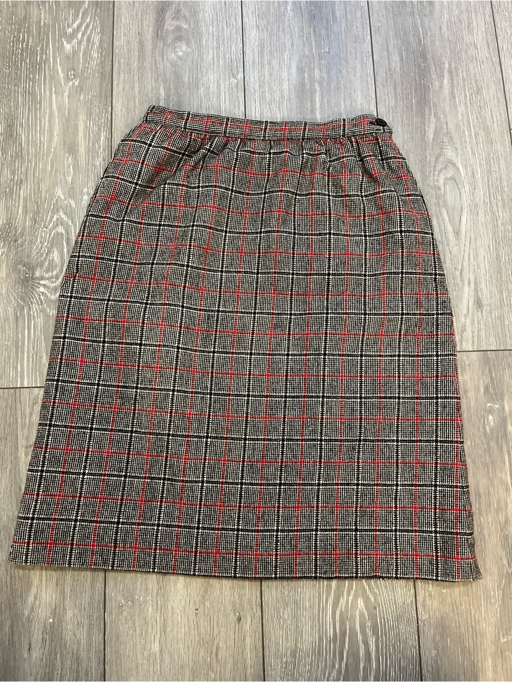 Vintage Pendleton Wool Plaid Skirt Size 8